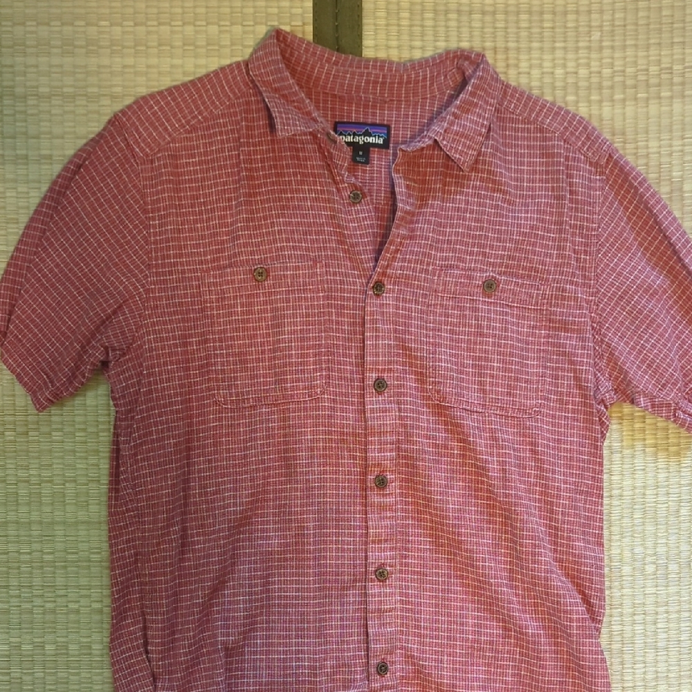 Patagonia Red Casual Button Down Shirt